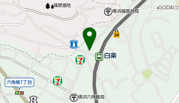 マクドナルド 白楽駅前店の地図画像