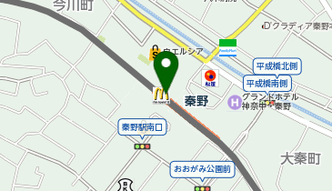マクドナルド 小田急秦野駅店の地図画像