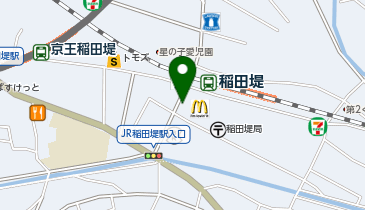 マクドナルド 稲田堤店の地図画像