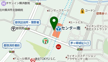 マクドナルド センター南駅店の地図画像