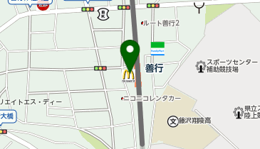 マクドナルド 小田急善行駅前店の地図画像