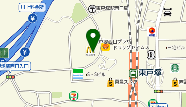 マクドナルド 東戸塚西口プラザ店の地図画像