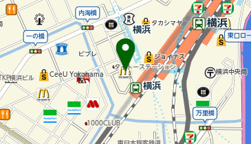 マクドナルド 横浜西口5番街店の地図画像