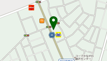 マクドナルド 藤沢石川店の地図画像