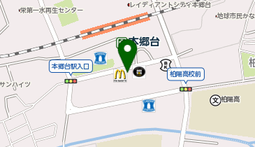 マクドナルド 本郷台ピーコックストア店の地図画像