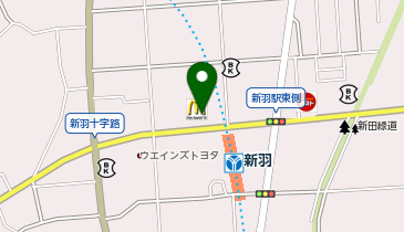 マクドナルド 新羽駅前店の地図画像