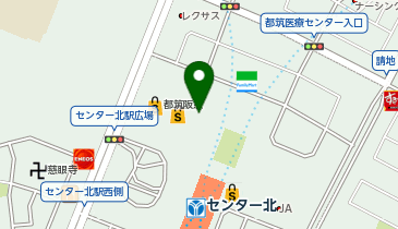 マクドナルド 港北モザイクモール店の地図画像