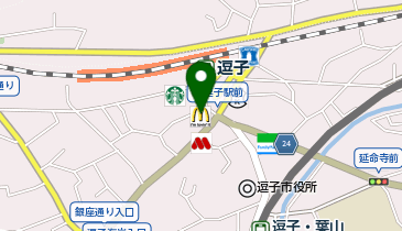 マクドナルド 逗子駅前店の地図画像