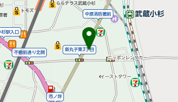 マクドナルド クラッセンス武蔵小杉店の地図画像