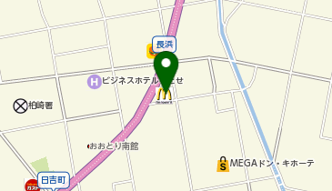 マクドナルド 8号線柏崎店の地図画像