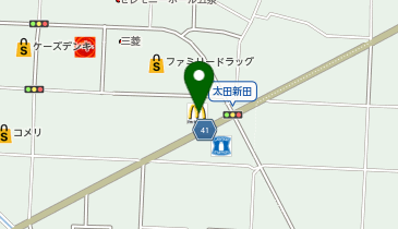 マクドナルド 五泉店の地図画像