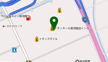 マクドナルド イオンモール新潟亀田インター店の地図画像
