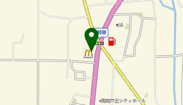 マクドナルド 156戸出店の地図画像