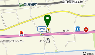 マクドナルド 富山西新庄店の地図画像