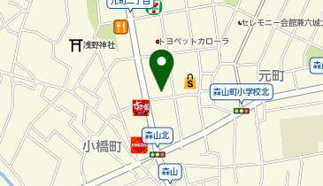 マクドナルド 金沢元町店の地図画像