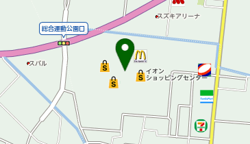 マクドナルド イオン松任店の地図画像