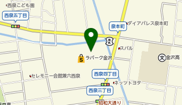 マクドナルド 金沢ラパーク店の地図画像