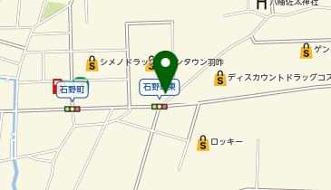 マクドナルド イオンタウン羽咋店の地図画像