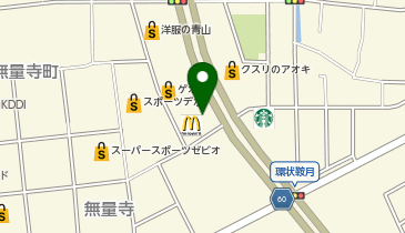 マクドナルド 金沢鞍月店の地図画像