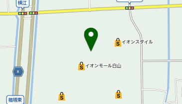 マクドナルド イオンモール白山店の地図画像
