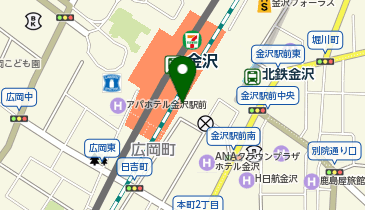 マクドナルド 金沢駅店の地図画像