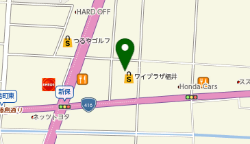 マクドナルド 福井ワイプラザ店の地図画像