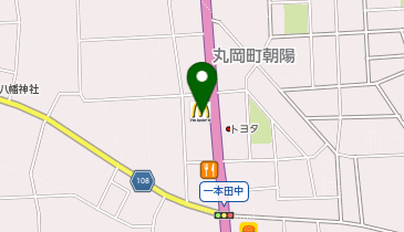 マクドナルド 8号線丸岡店の地図画像