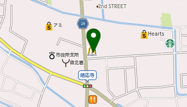 マクドナルド 春江店の地図画像