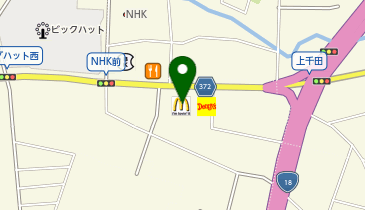 マクドナルド 若里店の地図画像