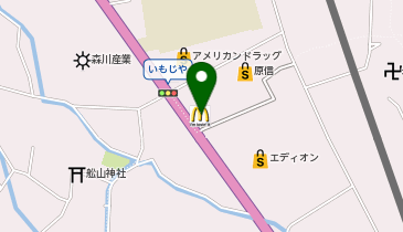 マクドナルド 埴生原信店の地図画像