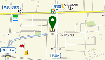マクドナルド 松本筑摩店の地図画像