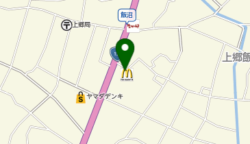 マクドナルド 153飯田上郷店の地図画像