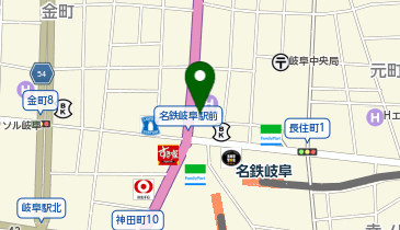 マクドナルド 新岐阜駅前店の地図画像