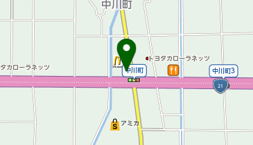 マクドナルド 大垣バイパス店の地図画像