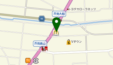 マクドナルド 芥見店の地図画像