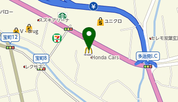 マクドナルド 多治見インター店の地図画像