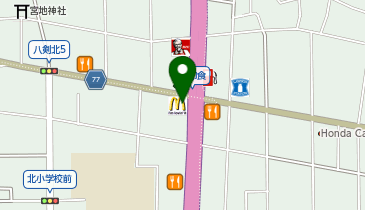 マクドナルド 岐南町店の地図画像