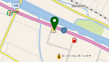 マクドナルド ラクール飛騨高山店の地図画像