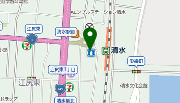 マクドナルド 清水店の地図画像