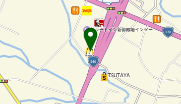 マクドナルド 246御殿場店の地図画像