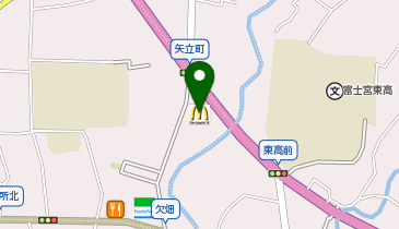 マクドナルド 富士宮店の地図画像