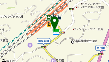 マクドナルド 熱海駅前店の地図画像