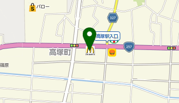 マクドナルド 浜松高塚町店の地図画像