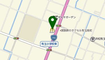 マクドナルド 浜松有玉南店の地図画像