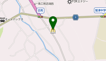 マクドナルド 湖西店の地図画像