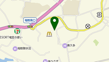 マクドナルド イオンタウン稲取店の地図画像