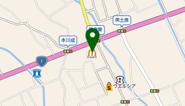 マクドナルド 1号線富士店の地図画像