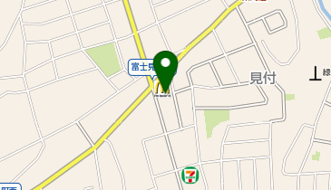 マクドナルド 1号線磐田店の地図画像