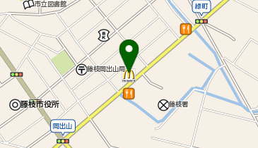 マクドナルド 藤枝岡出山店の地図画像