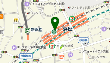 マクドナルド 浜松駅メイワン店の地図画像